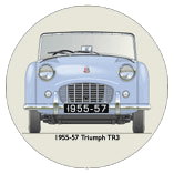 Triumph TR3 1955-57 (disc wheels) Coaster 4